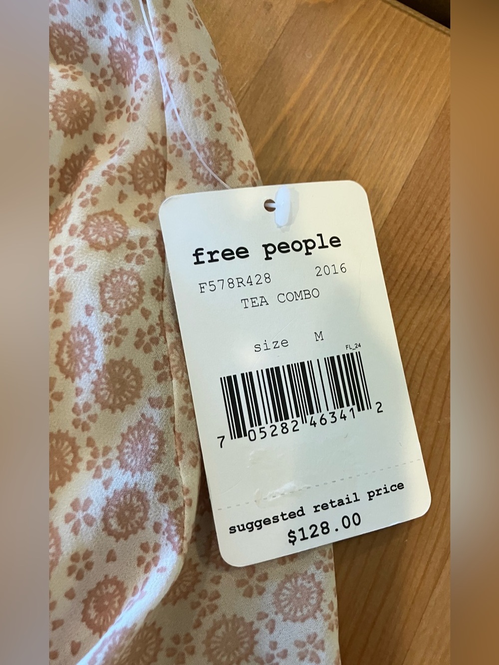 NWT Free People High-Low Elastic Waist Lined Medium Maxi Skirt Tea Combo - Picture 9 of 10